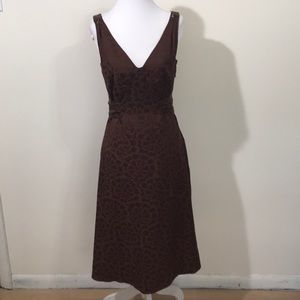 Anthropologie Odille Floral Tie Back Dress